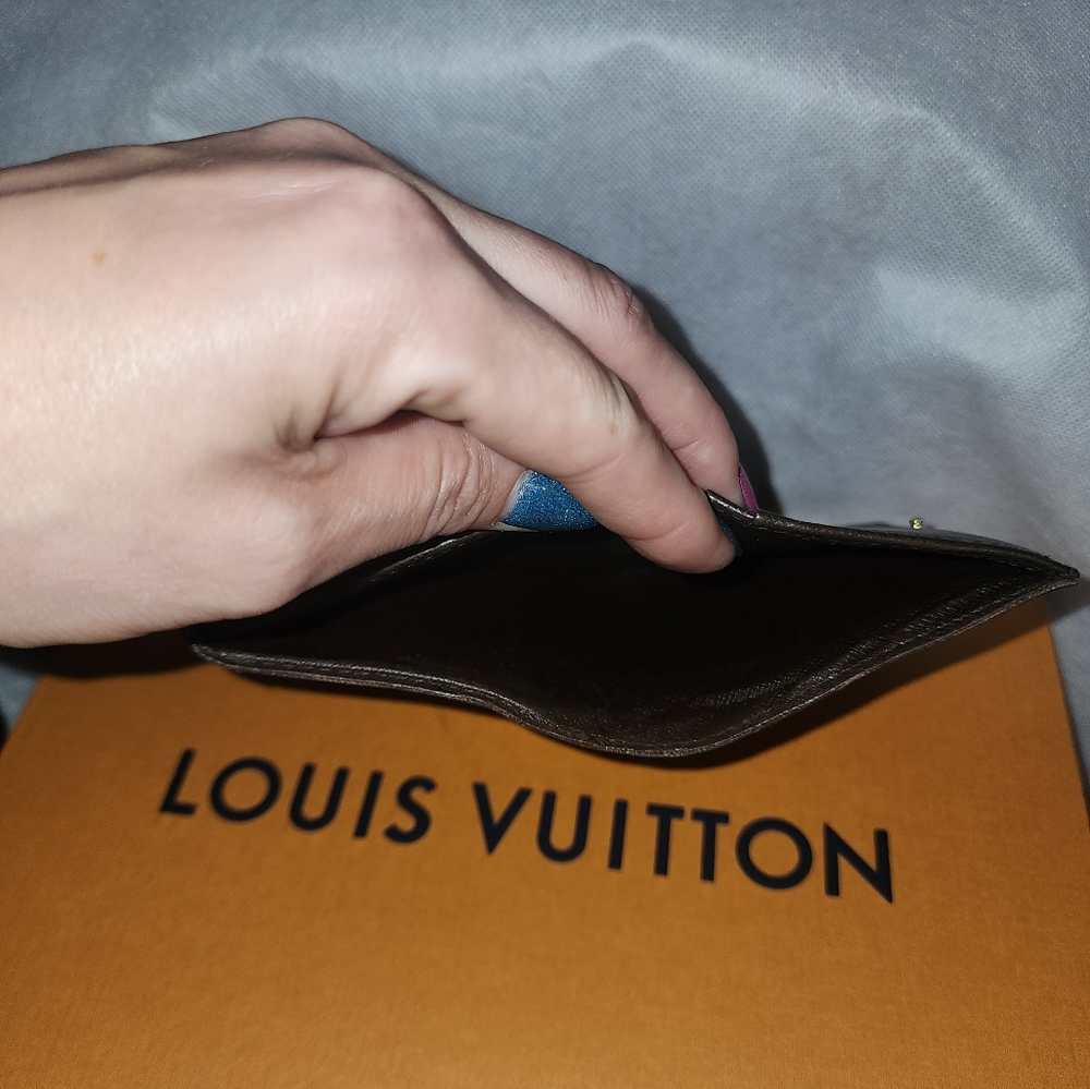 Louis Vuitton Damier Ebene Porte Monnaie Billets Tresor Bifold wallet & coin EUC - Picture 7 of 12